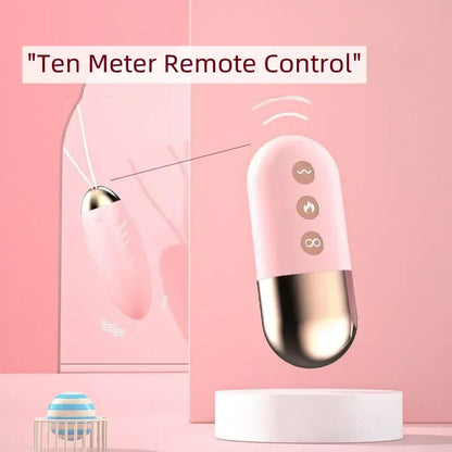 Wireless Heated Vibration Stealth Quiet Wearable Sex Toy G-Spot Vagina Massager Female Masturbation Vibrator Couples Pleasure gtooza.com