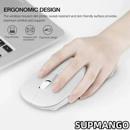 PC Wireless Mouse USB Mute Office Home Desktop Computer Laptop Battery Ultra Thin Mouse Wireless