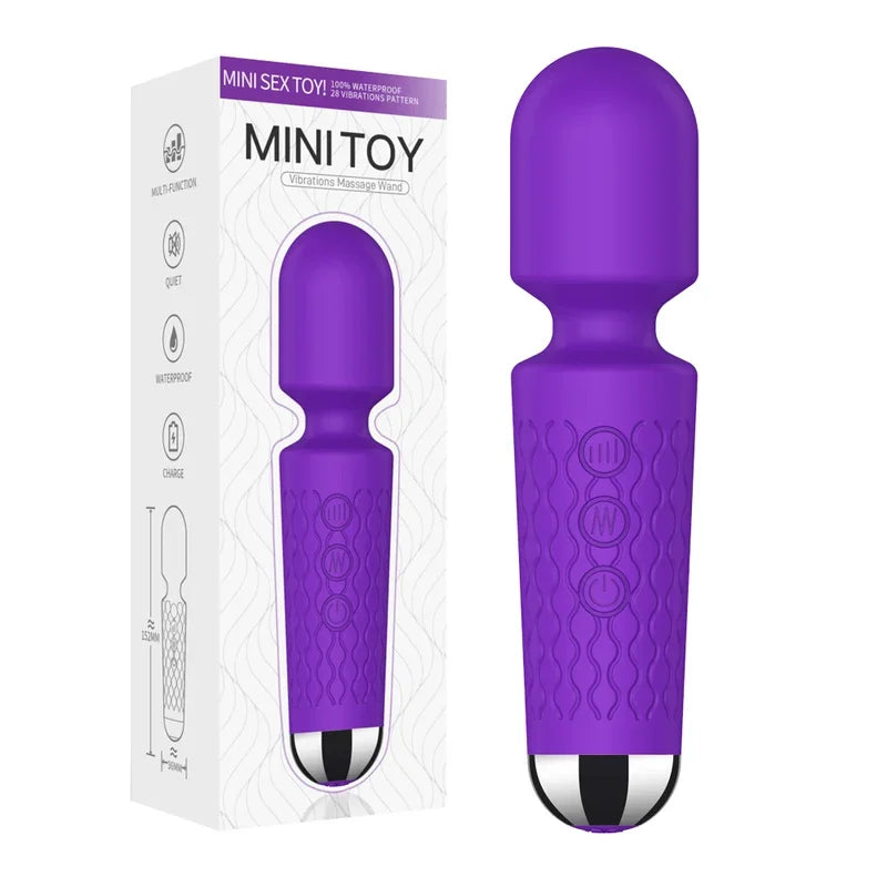 Gtooza_Wireless dildos AV magic wand  women clitoris stimulator G spot massager vibrator female masturbator adult sex toys gtooza.com