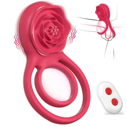 Wireless remote control Cockring penis ring vibrator men clitoris stimulator cock rings delay ejection sex toys  adult gtooza.com