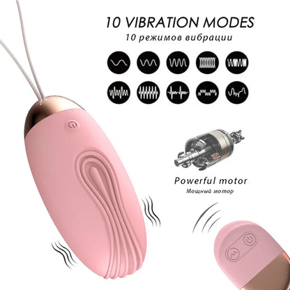 Wireless remote control vibrator 10 speed bullet eggs clitoris stimulator Kegel ball sex toys  women masturbators