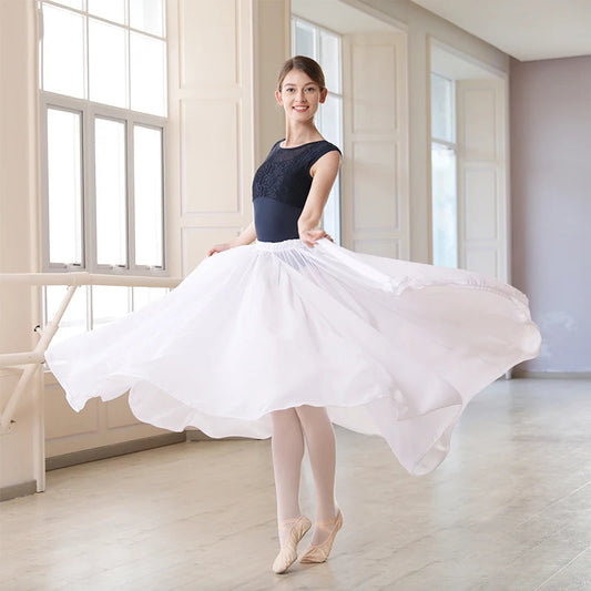 Women Ballerina Ballet Dance Skirts Chiffon Skirts Adults Dance Costumes 720° Large Skirt Classical Contemporary Dance Skirts gtooza.com