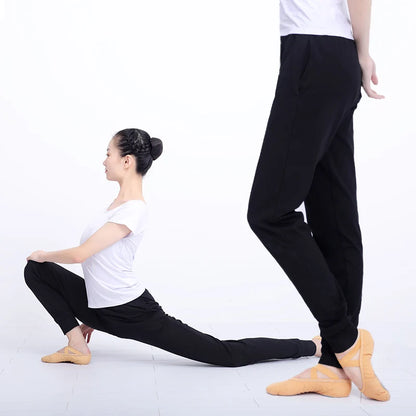 Women Ballet Dance Pants Adult Black Cotton Modal Practicing Ballet Dancewear Adults Gymnastics Pants