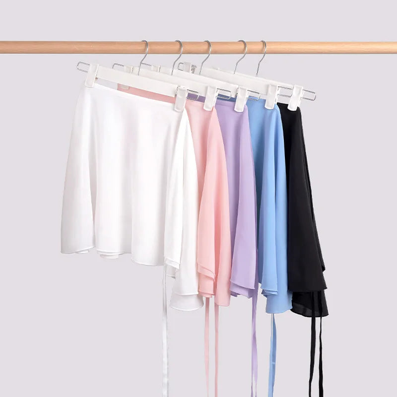 Women Ballet Dance Skirt Wrap Ballet Skirts Adult Chiffon Dance Training Skirt Tie Up Ballet Short Tulle Skirts gtooza.com