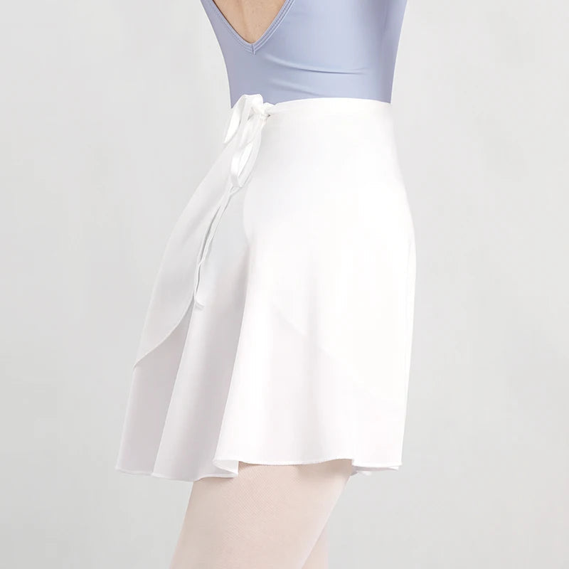 Women Ballet Dance Skirt Wrap Ballet Skirts Adult Chiffon Dance Training Skirt Tie Up Ballet Short Tulle Skirts gtooza.com