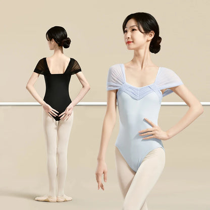 Women Ballet Leotards Adjustable Camisole Adult Elegant Dancing Bodysuits Gymnastics Leotards Ballet Dance Leotards