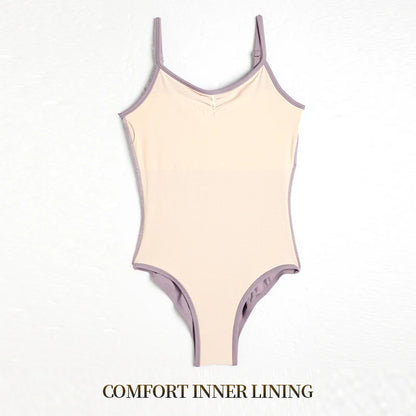 Women Ballet Leotards Adjustable Strap Dance Bodysuit Girls Adult Ballet Camisole Resilient Gymnastics Leotards with Lining