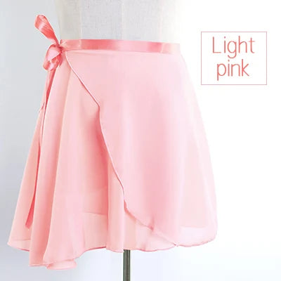 Women Ballet Skirts Lace-up Chiffon Skirts Dance Skirts Adults Girls Leotards Skirt Ballet Practice Dancing Miniskirts Tutu