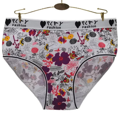 PC Women Briefs Cotton Panties Plus Size Underwear Woman Knickers Lady Ling