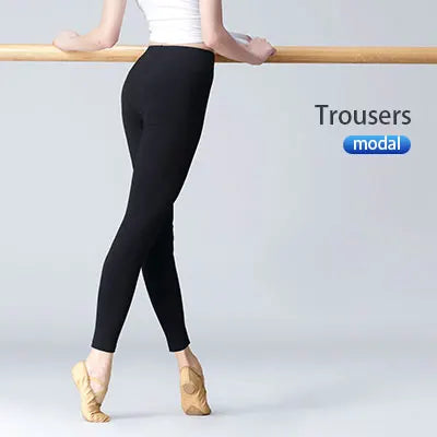 Women Cotton Ballet Pants Leggings Dancing Gymnastics Trousers Bodybuilding Daily Pants  Ballerina