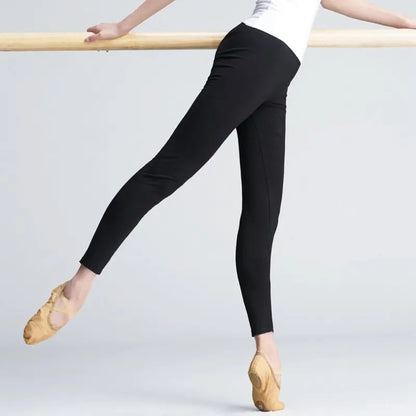 Women Cotton Ballet Pants Leggings Dancing Gymnastics Trousers Bodybuilding Daily Pants  Ballerina