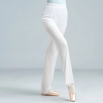 Women Dance Flared Pants Modal Dance Bell-bottom Trousers With Lined Classical Dancing Practice Pants Double-layer Long Pants gtooza.com