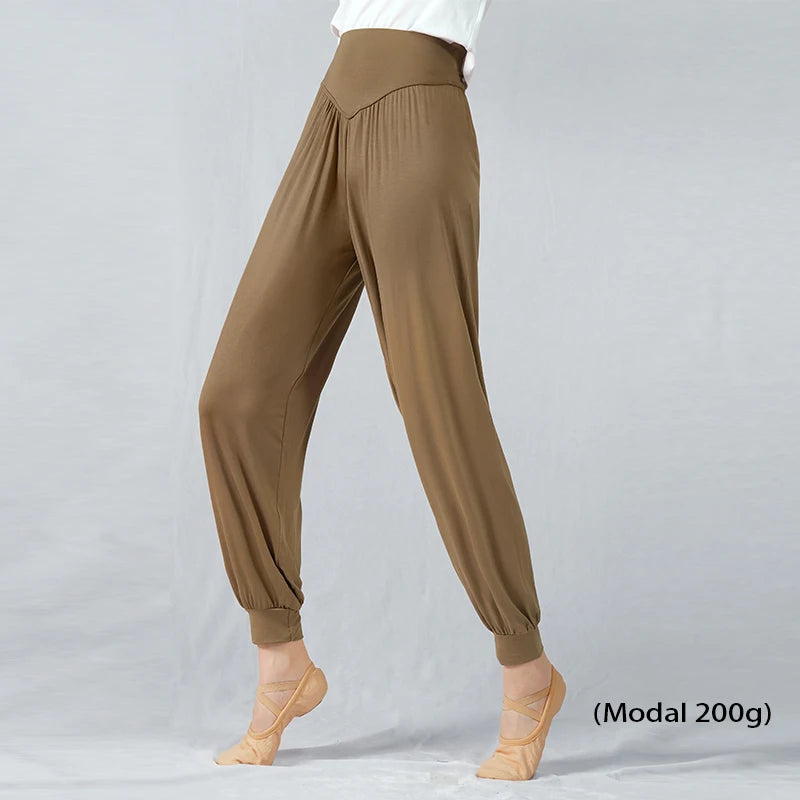 GtoozaWomen Dancing Pants Yoga Full Length Pants High Waist Loose Jogging Trousers Ladies Gym Exercises Men Women Bloomers gtooza.com