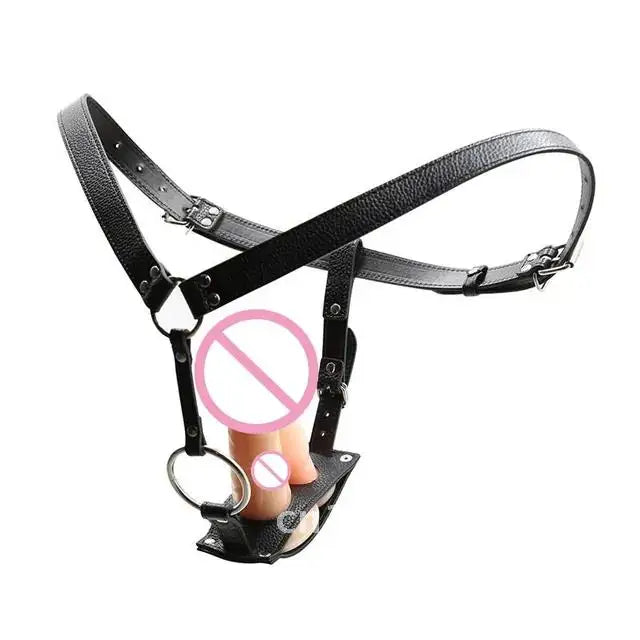 Women's Chastity Pants Strap On Anal Plug Adult Games BDSM Harness Fetish Sex Belts Couples with Toys  18+ Plug Dildo Butt