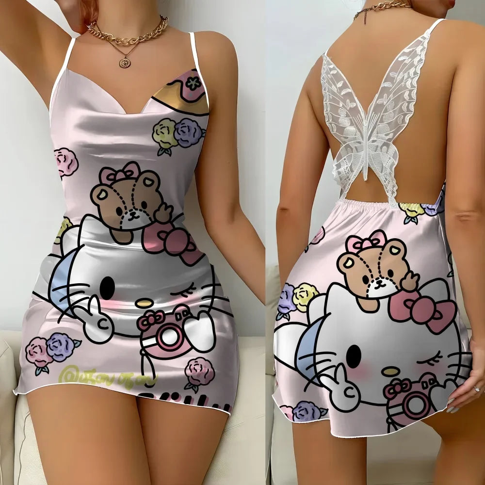 Women's Nightwear Romantic Lingeries Nighty for Women Hot Romantic Women's Summer Pajamas Woman Offer Night Wear Woman Sexy Bhs