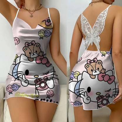 Women's Nightwear Romantic Lingeries Nighty for Women Hot Romantic Women's Summer Pajamas Woman Offer Night Wear Woman Sexy Bhs