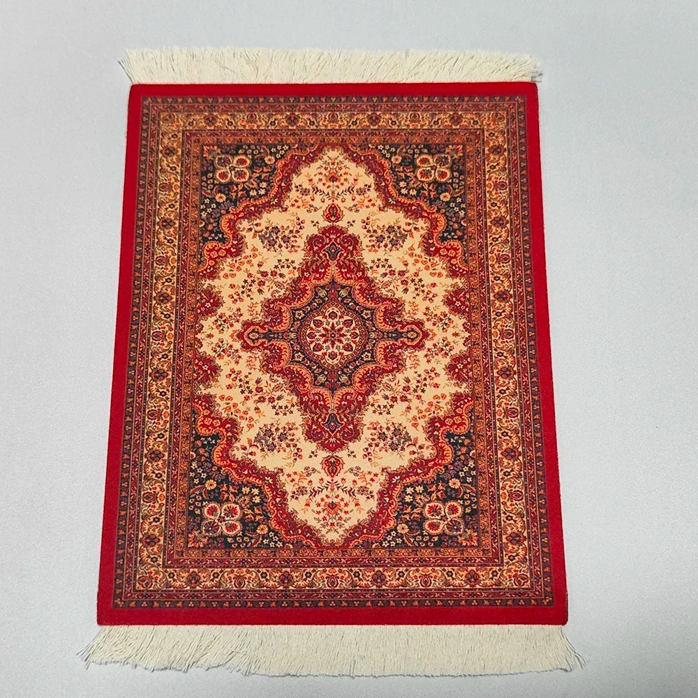 PCWoven flower Persian carpet small coaster wholesale merchants cheap mouse