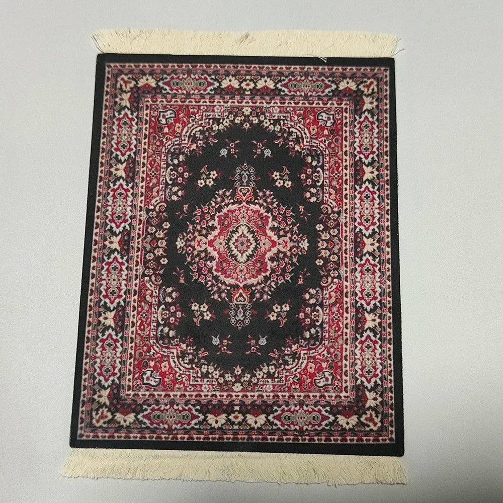 PCWoven flower Persian carpet small coaster wholesale merchants cheap mouse