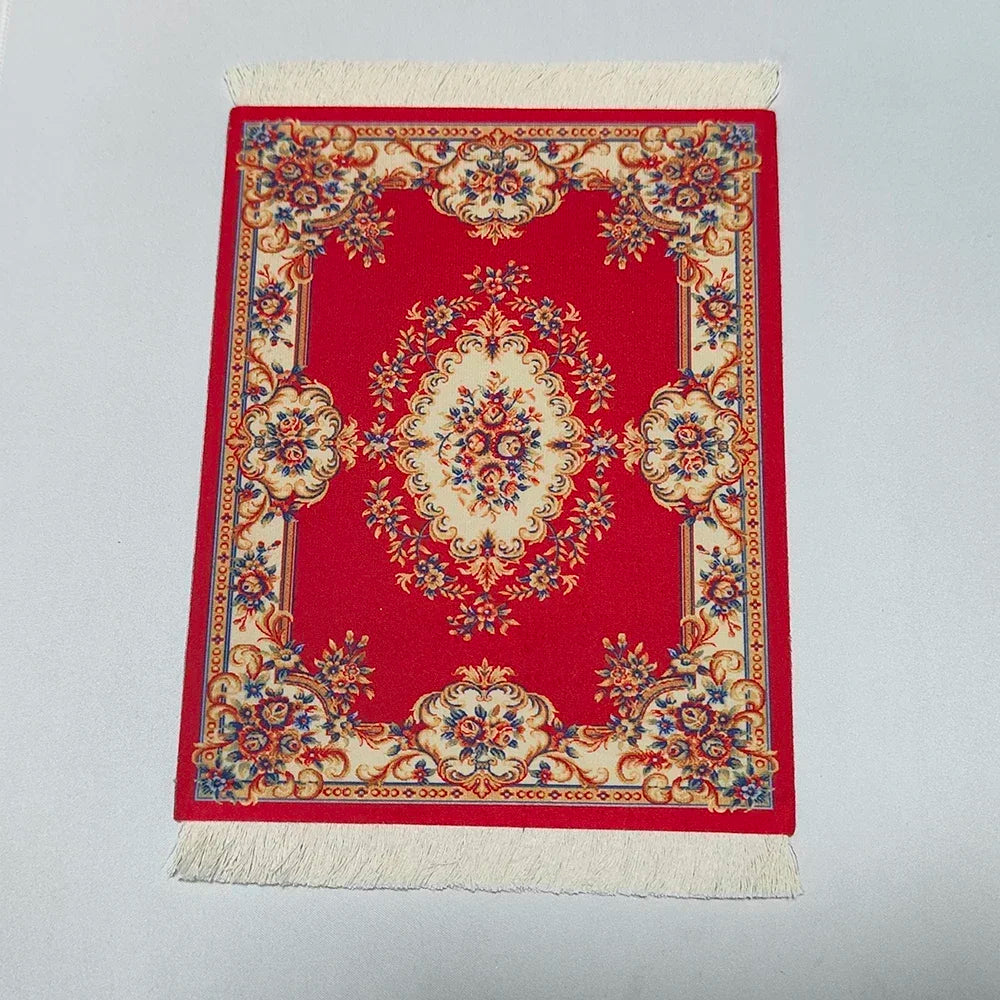 PCWoven flower Persian carpet small coaster wholesale merchants cheap mouse