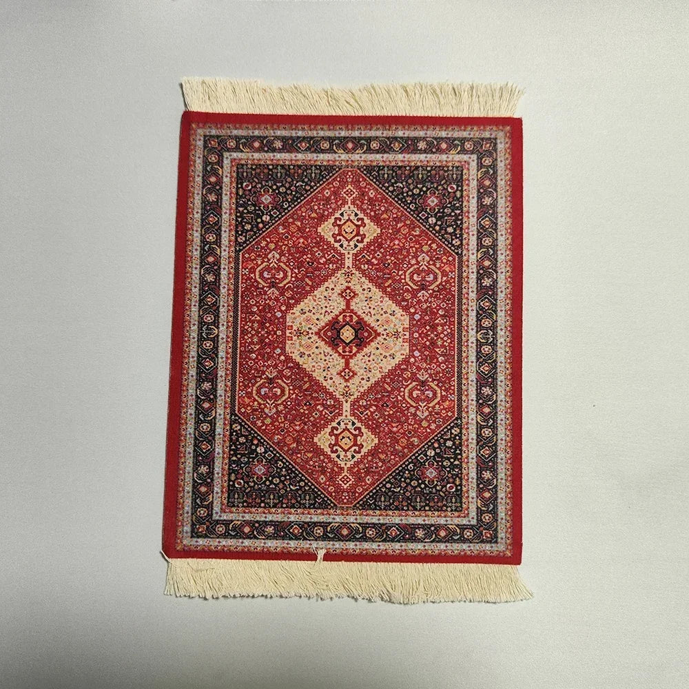 PCWoven flower Persian carpet small coaster wholesale merchants cheap mouse