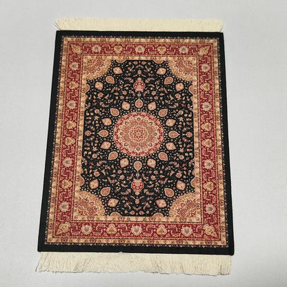 PCWoven flower Persian carpet small coaster wholesale merchants cheap mouse