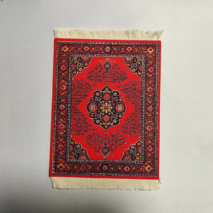 PCWoven flower Persian carpet small coaster wholesale merchants cheap mouse