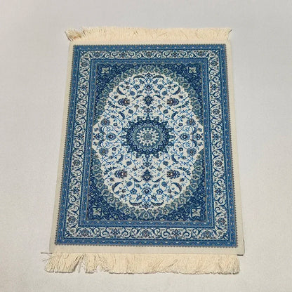 PCWoven flower Persian carpet small coaster wholesale merchants cheap mouse