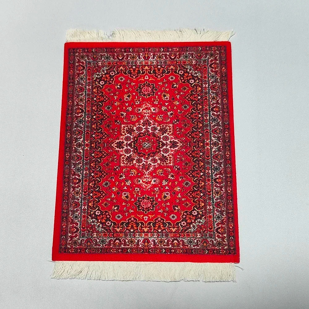 PCWoven flower Persian carpet small coaster wholesale merchants cheap mouse