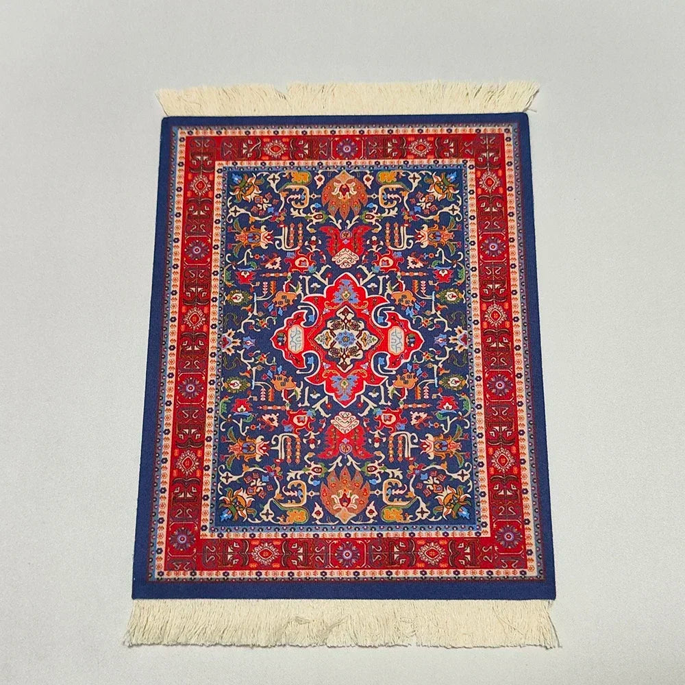 PCWoven flower Persian carpet small coaster wholesale merchants cheap mouse