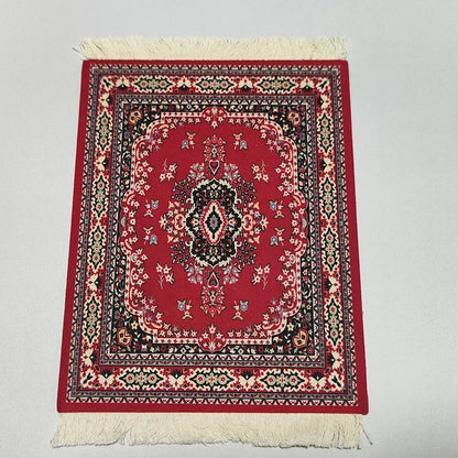 PCWoven flower Persian carpet small coaster wholesale merchants cheap mouse