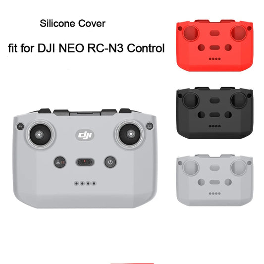 Wtohoby Silicone Cover  DJI Flip/NEO/AIR 3S RC-N3 Controller Anti-bump Protective Case Dust-proof Sleeve Drone Accessories