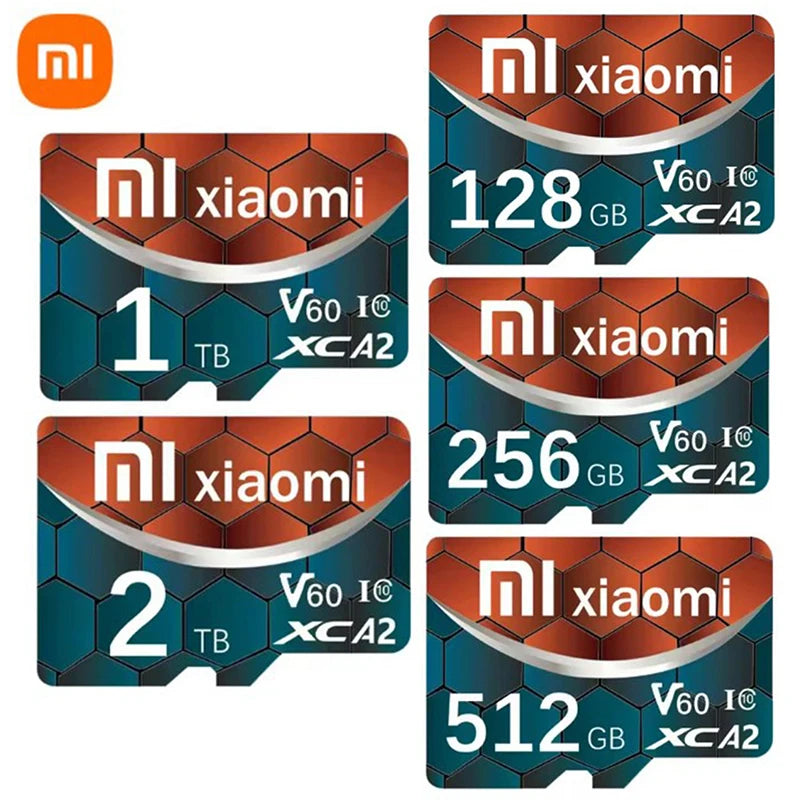 XAIOMI 2TB Memory Card 128GB Class 10 V30 TF Card 1TB Mini SD Card 512GB High Speed Micro TF SD Card 256GB For Nintendo Switch