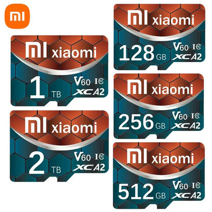 XAIOMI 2TB Memory Card 128GB Class 10 V30 TF Card 1TB Mini SD Card 512GB High Speed Micro TF SD Card 256GB For Nintendo Switch