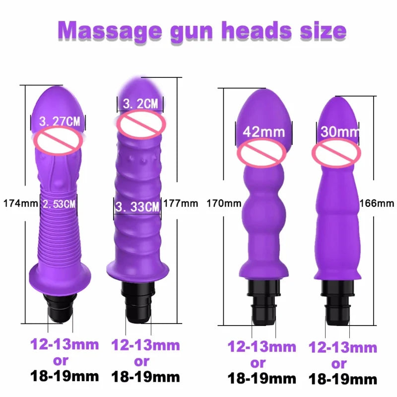 Gtooza_XFOX Adult Massage  Women Machine   Vaginal  Strike Sex Toy Fascial gun Crystal Head gtooza.com