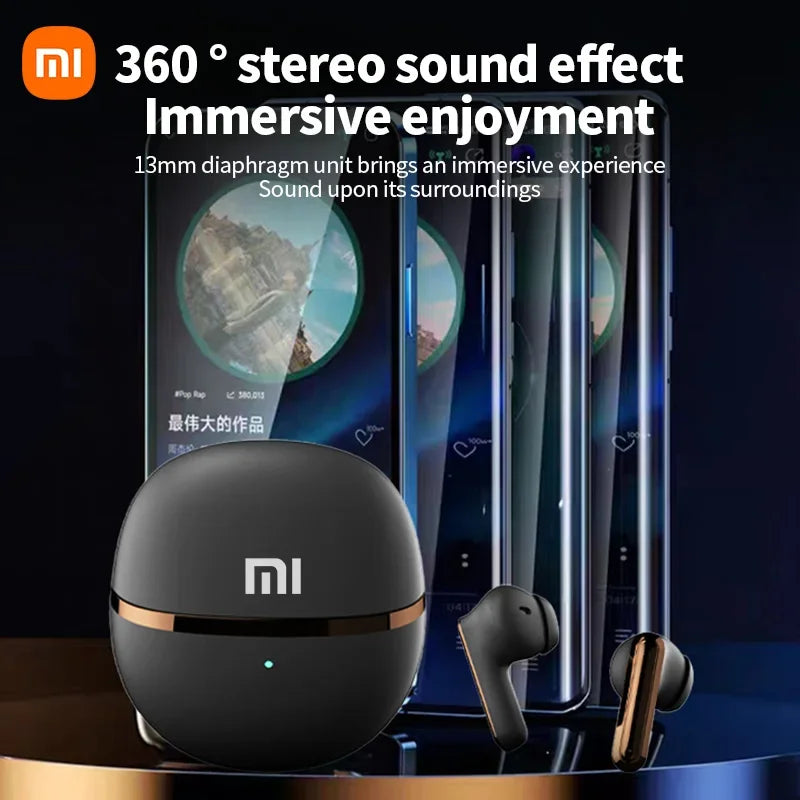 PCXIAOMI A34 Bluetooth5.3 Earphones HiFi Sound TWS Headset Stereo Earbuds W