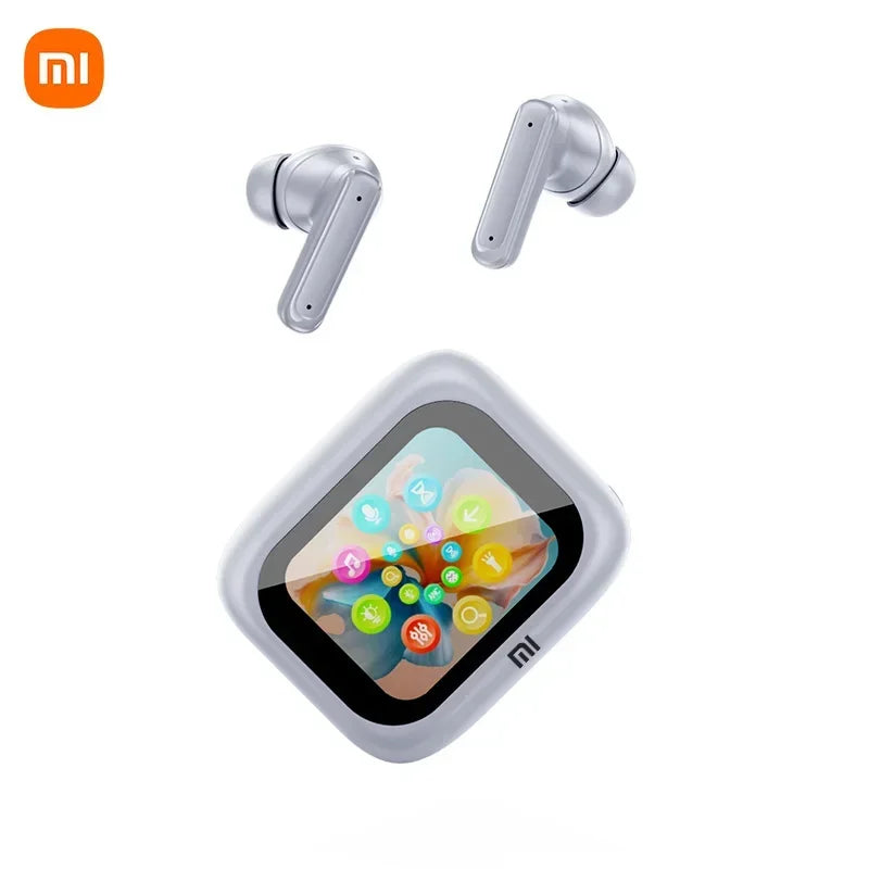 PCXIAOMI E18 Pro Wireless Bluetooth 5.4 Headphones New Full In Touch Screen