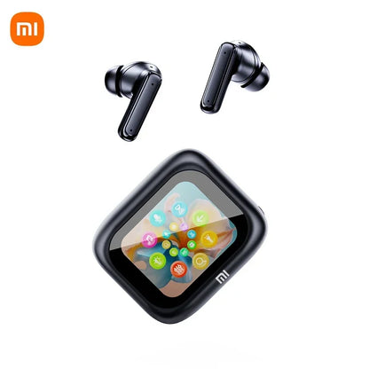 PCXIAOMI E18 Pro Wireless Bluetooth 5.4 Headphones New Full In Touch Screen