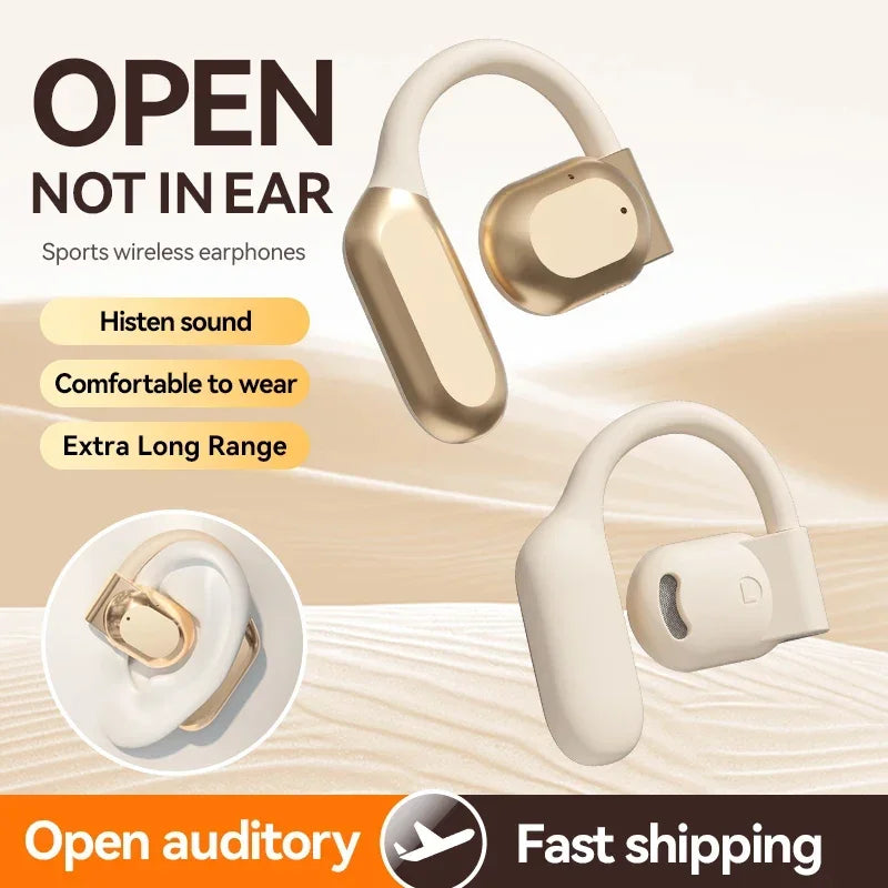 PCXIAOMI Earhooks Wireless Earphones TWS Noise Reduction Open Bluetooth 5.3