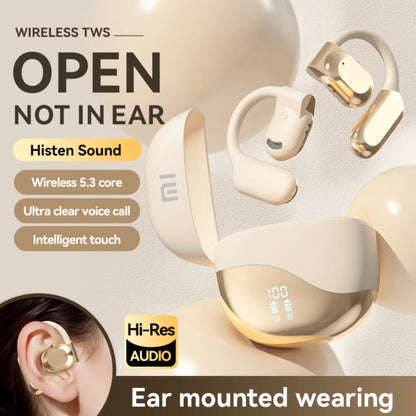 PCXIAOMI Earhooks Wireless Earphones TWS Noise Reduction Open Bluetooth 5.3