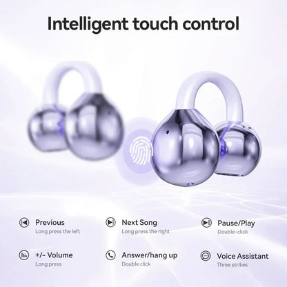 PCXIAOMI M79 Bone Conduction Earphones Bluetooth 5.4 With LED Display Scree