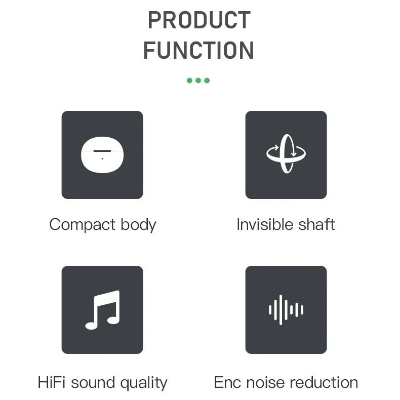 PCXIAOMI ProS Wireless Headphones Bluetooth Sports Running Headphones Water