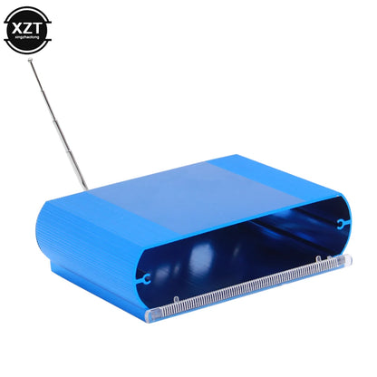 PCXZT Blue Aluminum Shell Module Case Box  Bluetooth WMA Decoder Board MP3