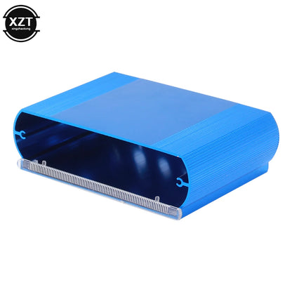 PCXZT Blue Aluminum Shell Module Case Box  Bluetooth WMA Decoder Board MP3