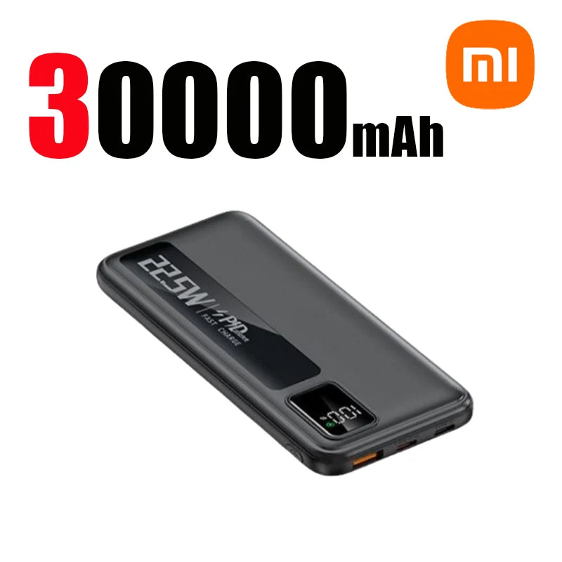 PC Xiaomi 50000mAh Large Capacity Super Fast Charging Power Bank Portable Charger Battery Pack Powerbank  iPhone Huawei Samsung