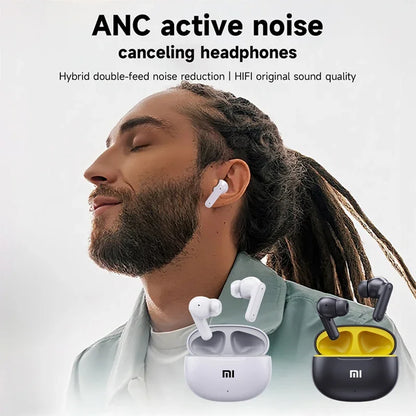 PCXiaomi Bluetooth Earphone ANC ENC Noise Cancelling reduction Stereo Sound