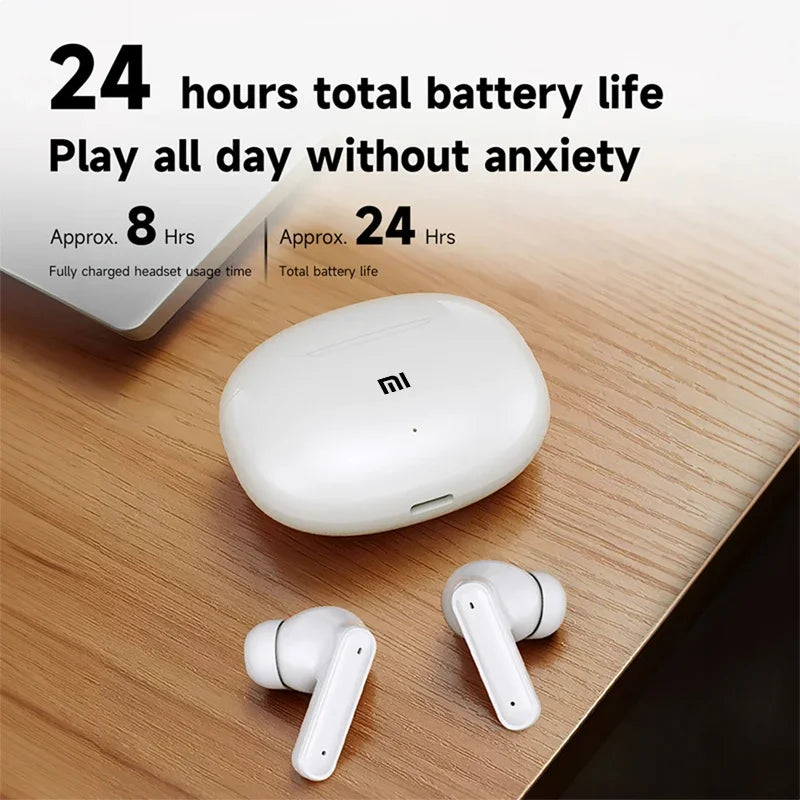 PCXiaomi Bluetooth Earphone ANC ENC Noise Cancelling reduction Stereo Sound