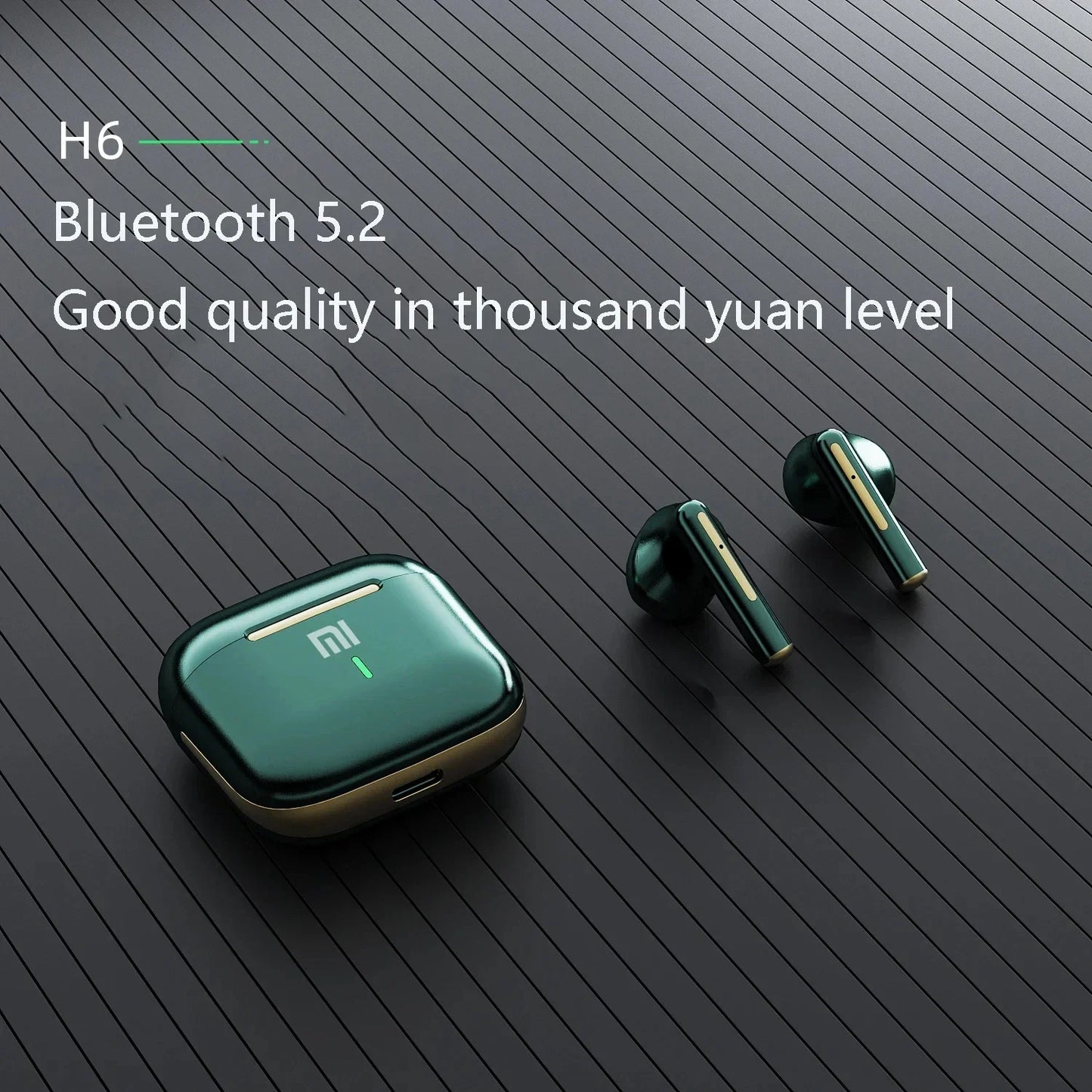 PCXiaomi H6 True Wireless Bluetooth Headset Sports Reducting Bluetooth Head