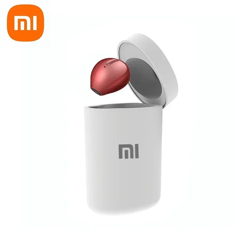 Écouteurs sans fil invisibles PCXiaomi Casque Bluetooth 5.0 Single in-Ea