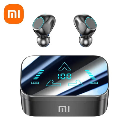 PCXiaomi M48 Wireless Headset Bluetooth 5.3 Noise Cancelling Earbud LED Dig