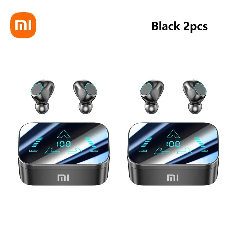 PCXiaomi M48 Wireless Headset Bluetooth 5.3 Noise Cancelling Earbud LED Dig